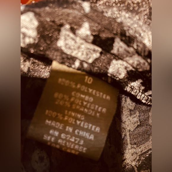 Taylor Fit & Flare Black Dress - Picture 5 of 5